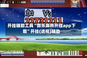 开挂辅助工具“微乐麻将开挂app下载”开挂(透视)辅助
