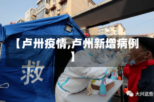 【卢卅疫情,卢州新增病例】
