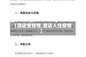 【酒店受疫情,酒店入住疫情】