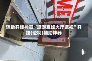 辅助开挂神器“道游互娱大厅透视”开挂(透视)辅助神器
