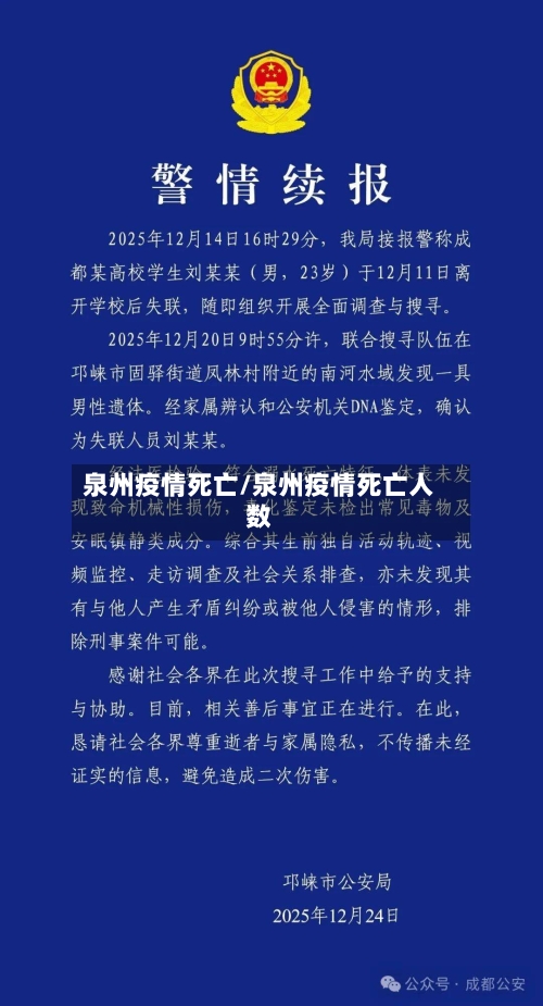泉州疫情死亡/泉州疫情死亡人数-第1张图片