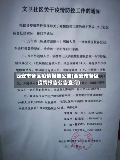 西安市各区疫情报告公告(西安市各区疫情报告公告查询)-第1张图片