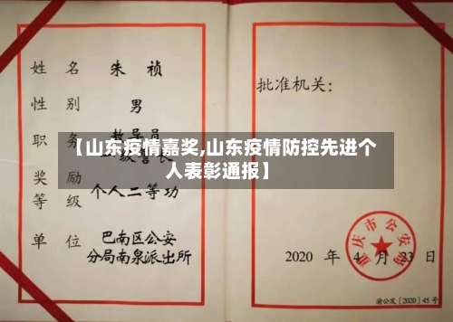 【山东疫情嘉奖,山东疫情防控先进个人表彰通报】-第3张图片
