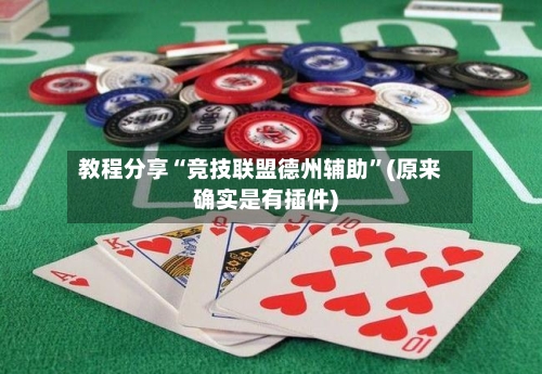 教程分享“竞技联盟德州辅助”(原来确实是有插件)-第1张图片