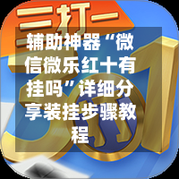 辅助神器“微信微乐红十有挂吗”详细分享装挂步骤教程-第1张图片