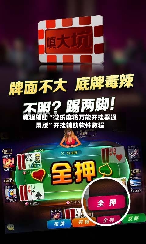 教程辅助“微乐麻将万能开挂器通用版”开挂辅助软件教程-第1张图片