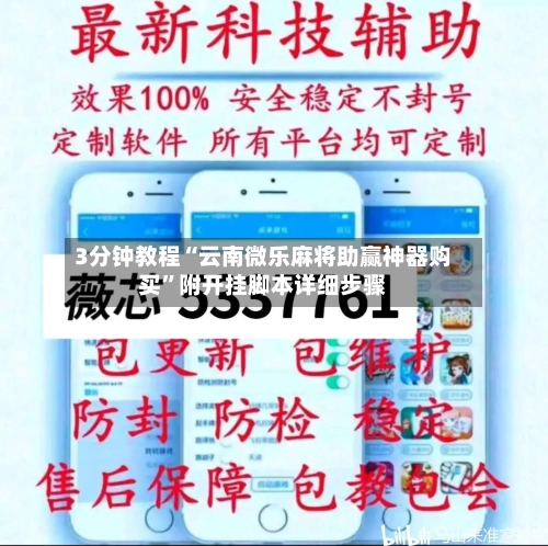 3分钟教程“云南微乐麻将助赢神器购买	”附开挂脚本详细步骤-第2张图片