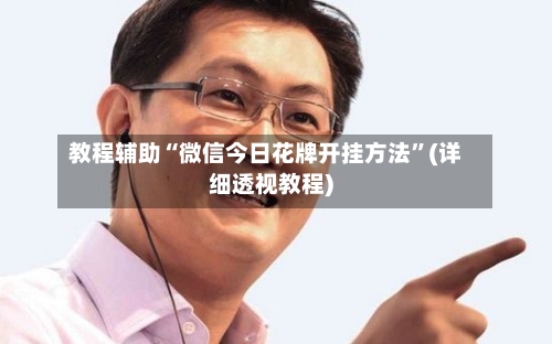 教程辅助“微信今日花牌开挂方法”(详细透视教程)-第2张图片