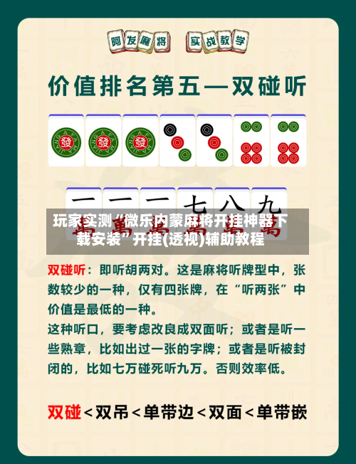 玩家实测“微乐内蒙麻将开挂神器下载安装”开挂(透视)辅助教程-第3张图片