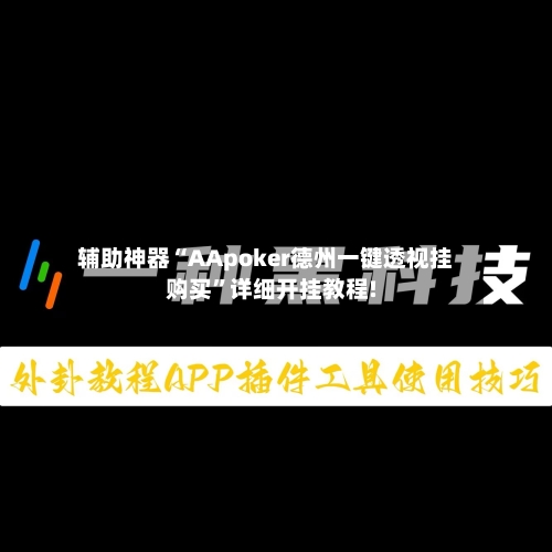 辅助神器“AApoker德州一键透视挂购买”详细开挂教程!-第2张图片