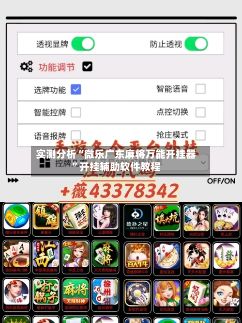 实测分析“微乐广东麻将万能开挂器”开挂辅助软件教程-第2张图片