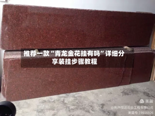 推荐一款“青龙金花挂有吗”详细分享装挂步骤教程-第1张图片