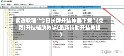 实测教程“今日长牌开挂神器下载”(免费)开挂辅助教学(最新辅助开挂教程)-第1张图片