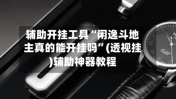 辅助开挂工具“闲逸斗地主真的能开挂吗”(透视挂)辅助神器教程-第1张图片
