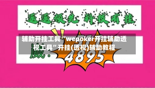 辅助开挂工具“wepoker开挂辅助透视工具”开挂(透视)辅助教程-第3张图片