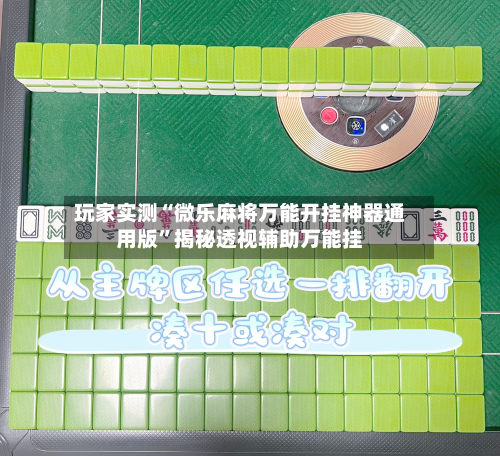 玩家实测“微乐麻将万能开挂神器通用版	”揭秘透视辅助万能挂-第1张图片
