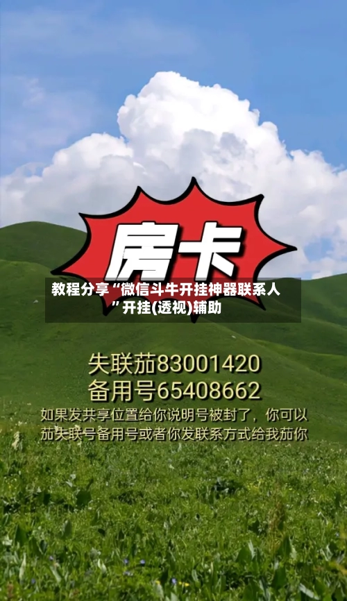 教程分享“微信斗牛开挂神器联系人	”开挂(透视)辅助-第2张图片