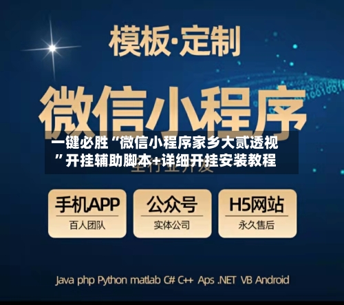 一键必胜“微信小程序家乡大贰透视	”开挂辅助脚本+详细开挂安装教程-第3张图片