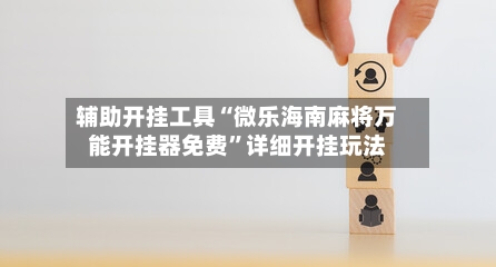 辅助开挂工具“微乐海南麻将万能开挂器免费”详细开挂玩法-第2张图片