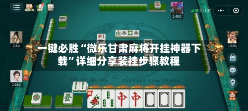 一键必胜“微乐甘肃麻将开挂神器下载	”详细分享装挂步骤教程-第2张图片