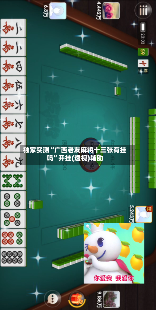 独家实测“广西老友麻将十三张有挂吗”开挂(透视)辅助-第1张图片