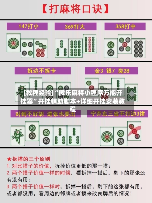 [教程经验]“微乐麻将小程序万能开挂器	”开挂辅助脚本+详细开挂安装教程-第3张图片