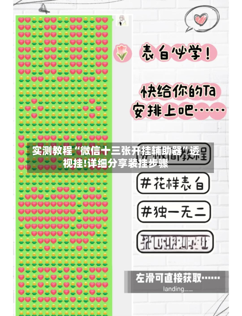 实测教程“微信十三张开挂辅助器”透视挂!详细分享装挂步骤-第3张图片