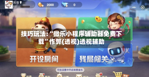 技巧玩法:“微乐小程序辅助器免费下载”作弊(透视)透视辅助-第1张图片