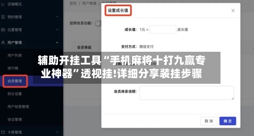 辅助开挂工具“手机麻将十打九赢专业神器	”透视挂!详细分享装挂步骤-第3张图片