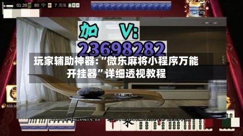 玩家辅助神器:“微乐麻将小程序万能开挂器”详细透视教程-第2张图片
