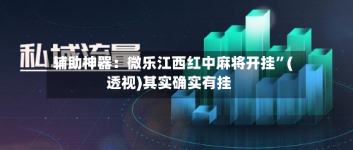 辅助神器：微乐江西红中麻将开挂”(透视)其实确实有挂-第3张图片