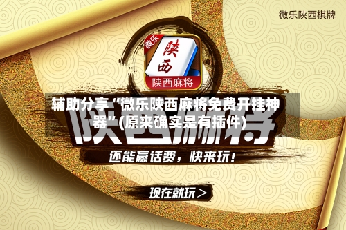 辅助分享“微乐陕西麻将免费开挂神器”(原来确实是有插件)-第3张图片