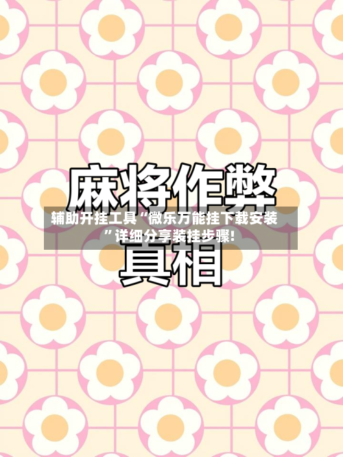 辅助开挂工具“微乐万能挂下载安装”详细分享装挂步骤!-第1张图片