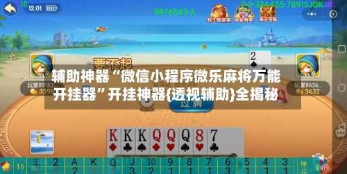 辅助神器“微信小程序微乐麻将万能开挂器”开挂神器{透视辅助}全揭秘-第2张图片