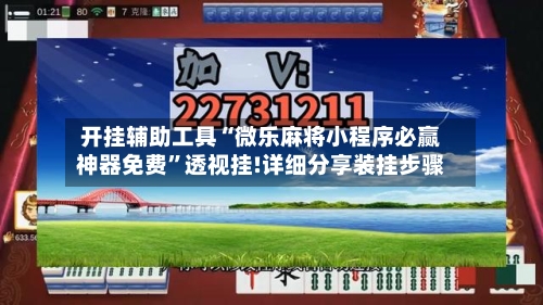 开挂辅助工具“微乐麻将小程序必赢神器免费”透视挂!详细分享装挂步骤-第1张图片