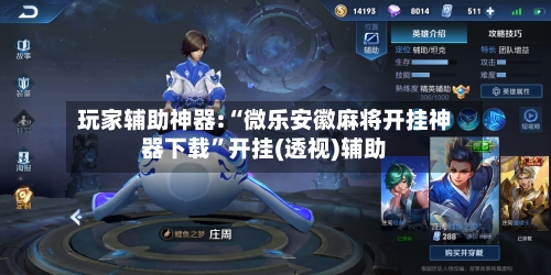 玩家辅助神器:“微乐安徽麻将开挂神器下载	”开挂(透视)辅助-第3张图片