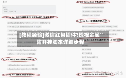 [教程经验]微信红包插件?透视金额	”附开挂脚本详细步骤-第1张图片