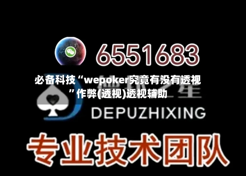 必备科技“wepoker究竟有没有透视”作弊(透视)透视辅助-第2张图片