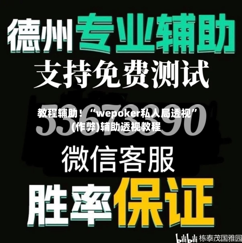 教程辅助！“wepoker私人局透视”(作弊)辅助透视教程-第1张图片